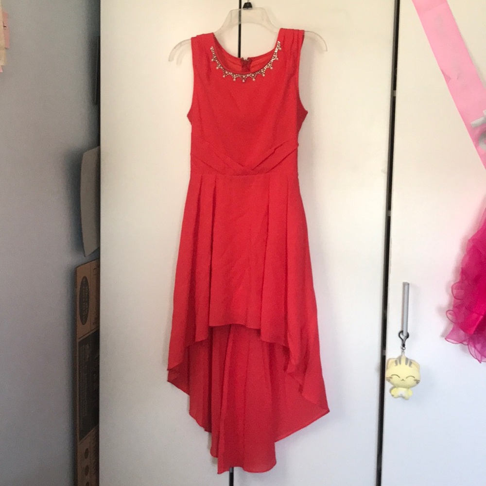 Coral dress